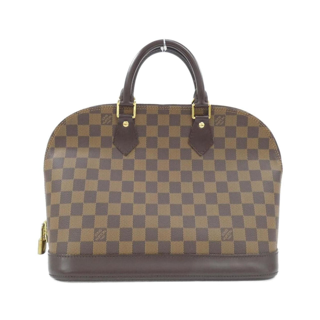 Louis Vuitton Brown Coated Canvas Handbag