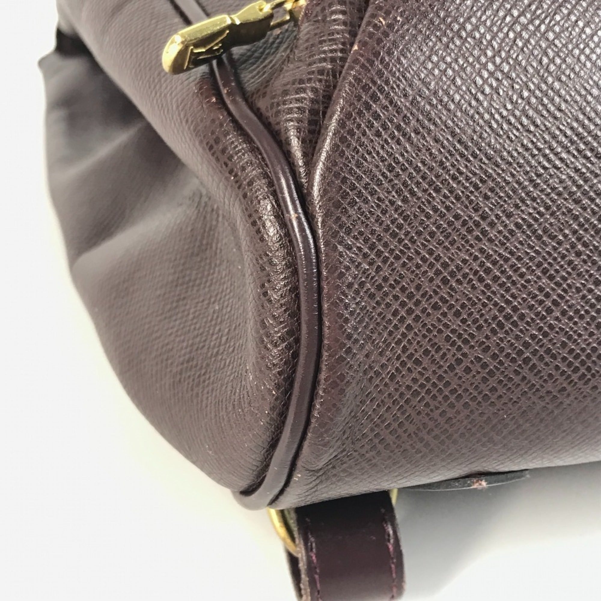 Louis Vuitton Acajou Taiga Leather Backpack