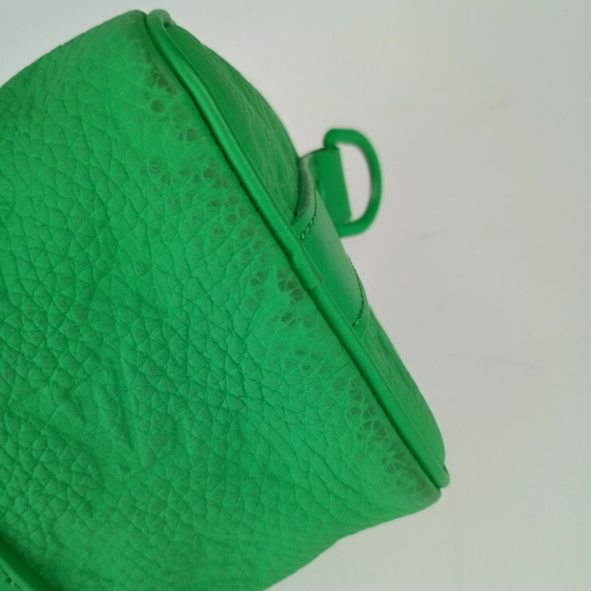Louis Vuitton Green Leather Handbag Shoulder Bag