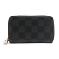 Louis Vuitton Black Gray Damier Graphite Coin Purse/Coin Case
