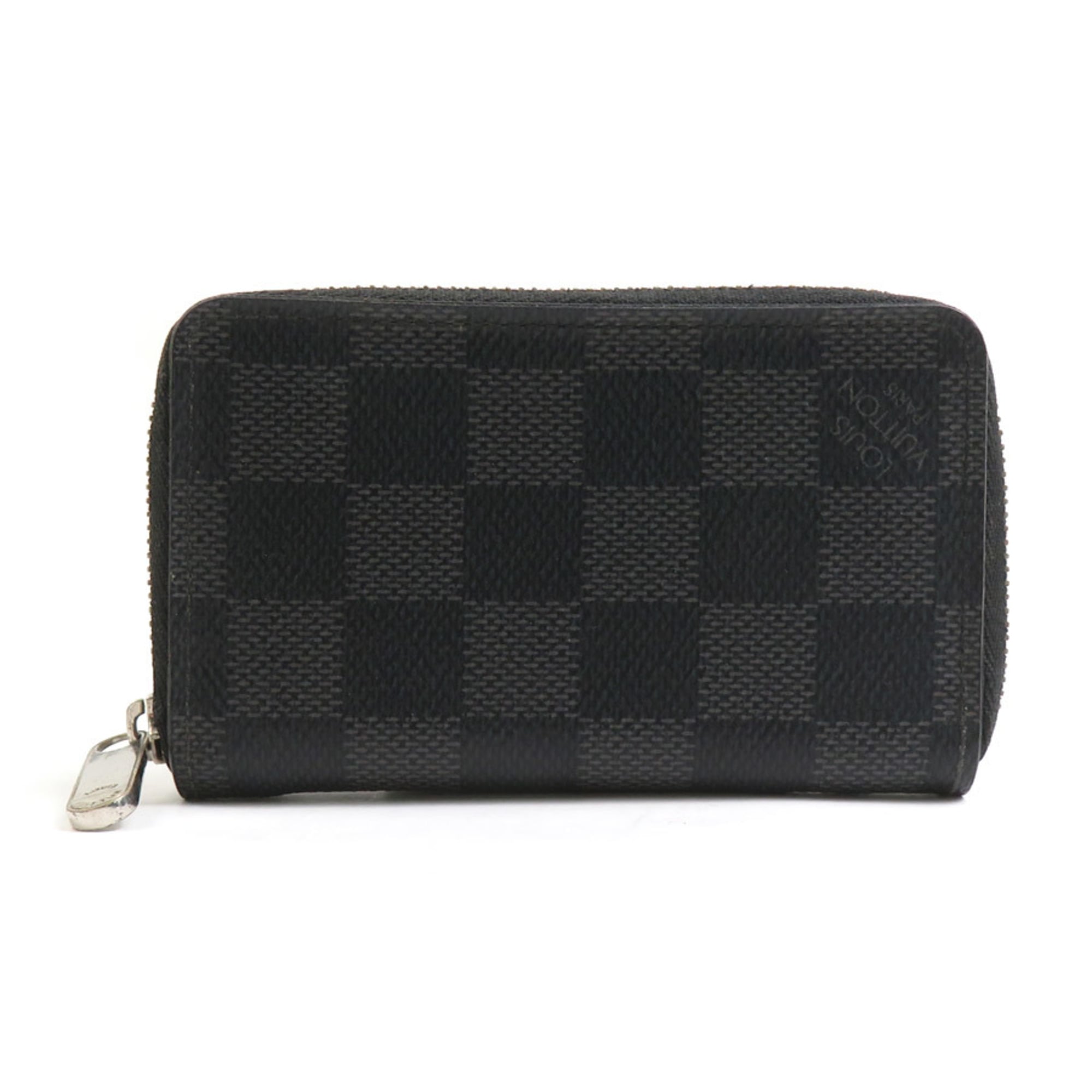 Louis Vuitton Black Gray Damier Graphite Coin Purse/Coin Case