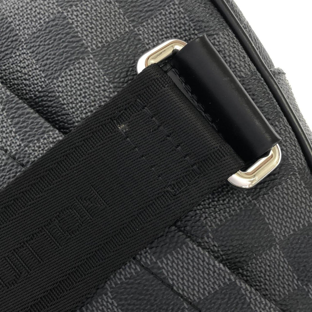 Louis Vuitton Damier Graphite Graphite Damier Graphite Coated Canvas Shoulder Bag