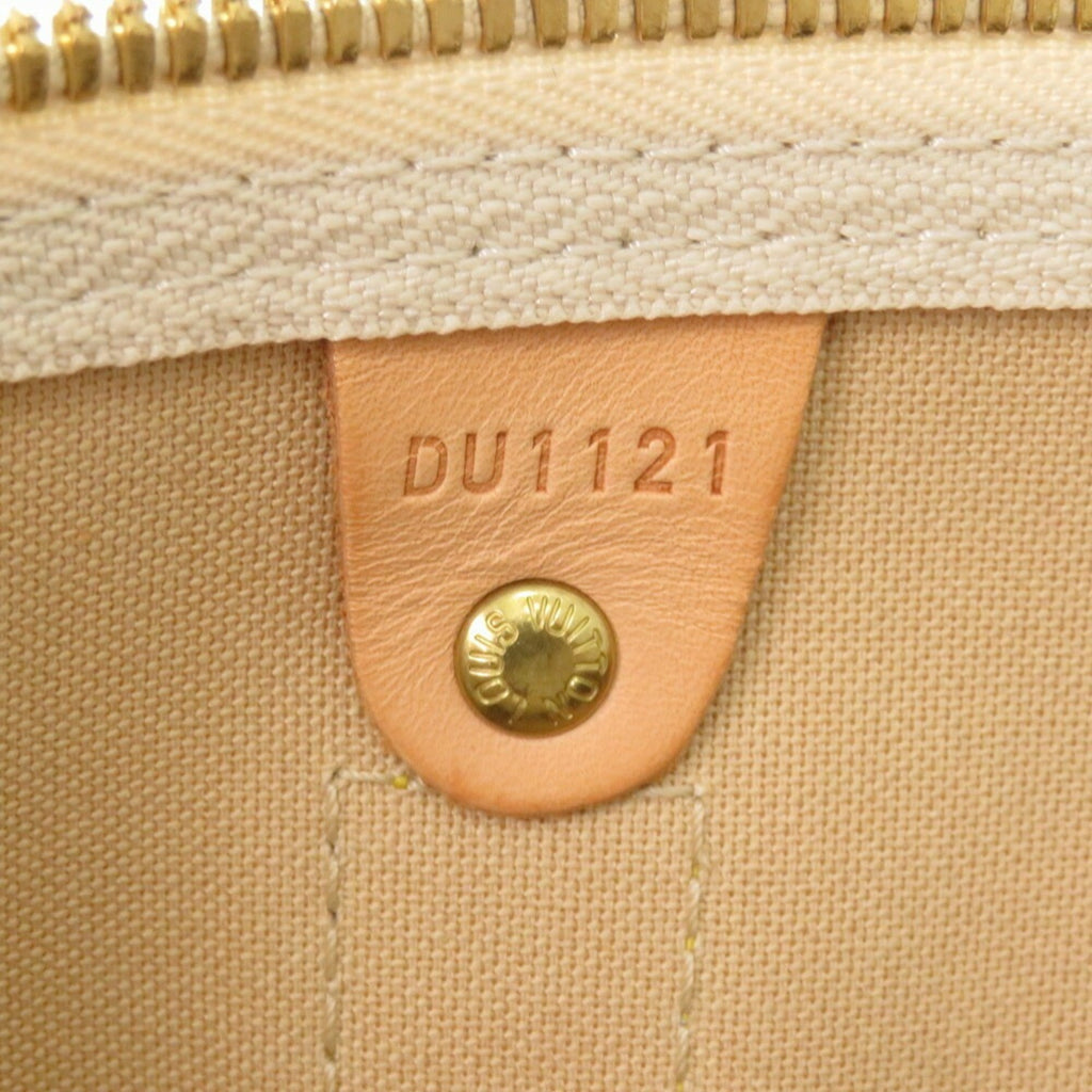 Louis Vuitton White Damier Azur Boston Bag