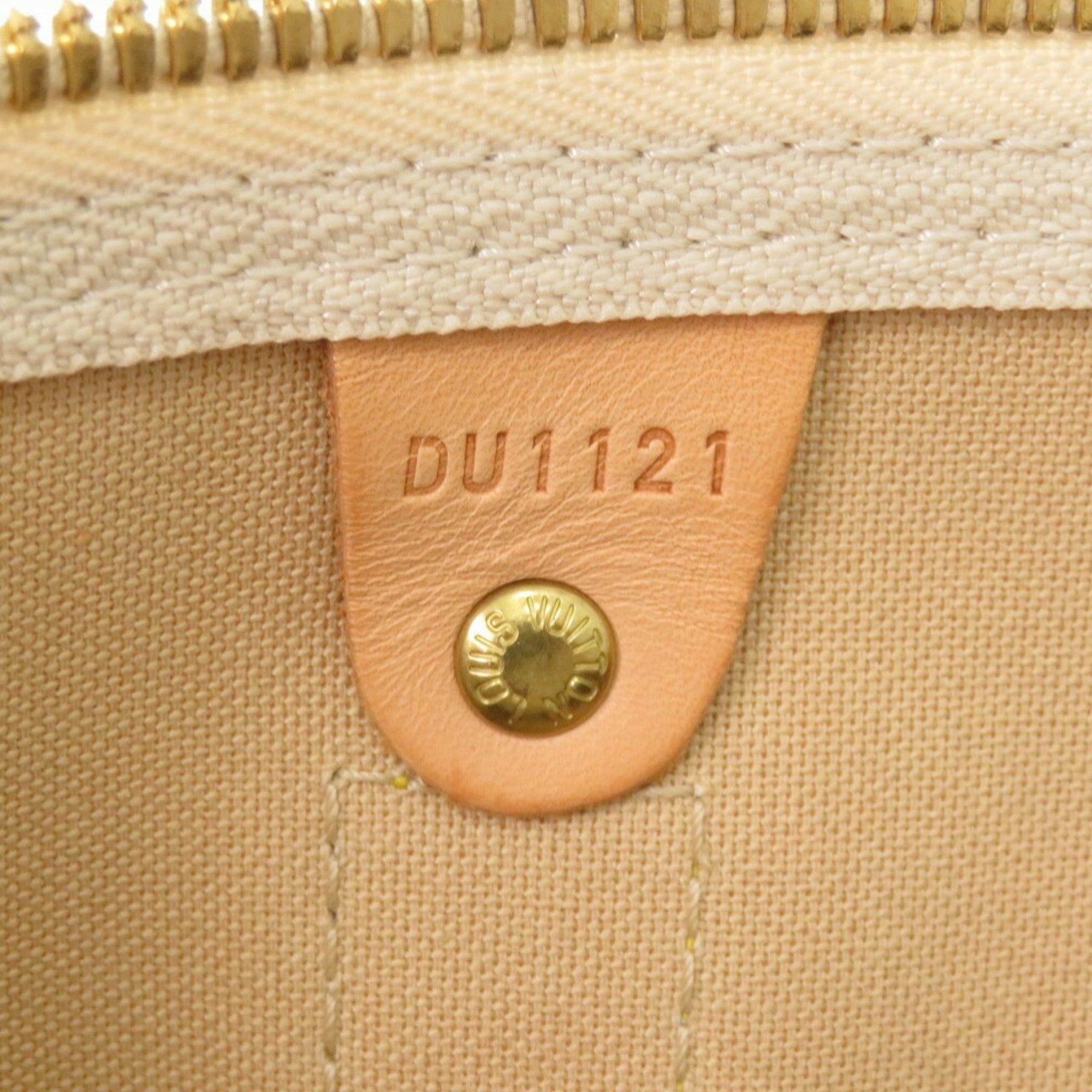 Louis Vuitton White Damier Azur Boston Bag
