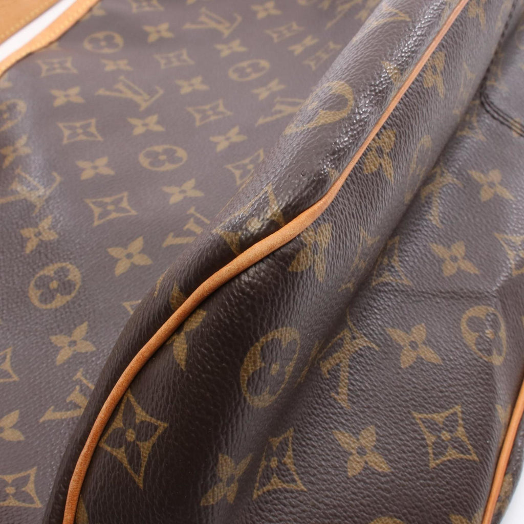 Louis Vuitton Brown Monogram Coated Canvas Leather Shoulder Bag