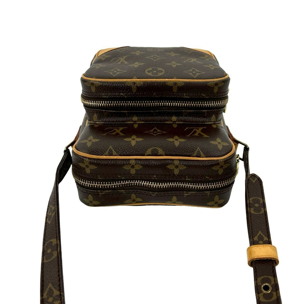 Louis Vuitton Brown Leather Pvc Pochette Shoulder Bag