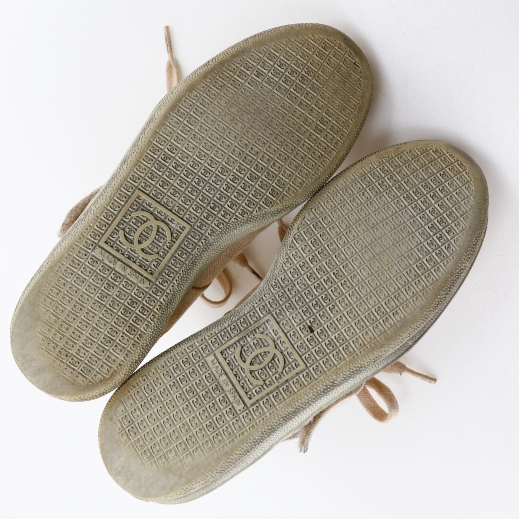 Chanel Beige Sneakers