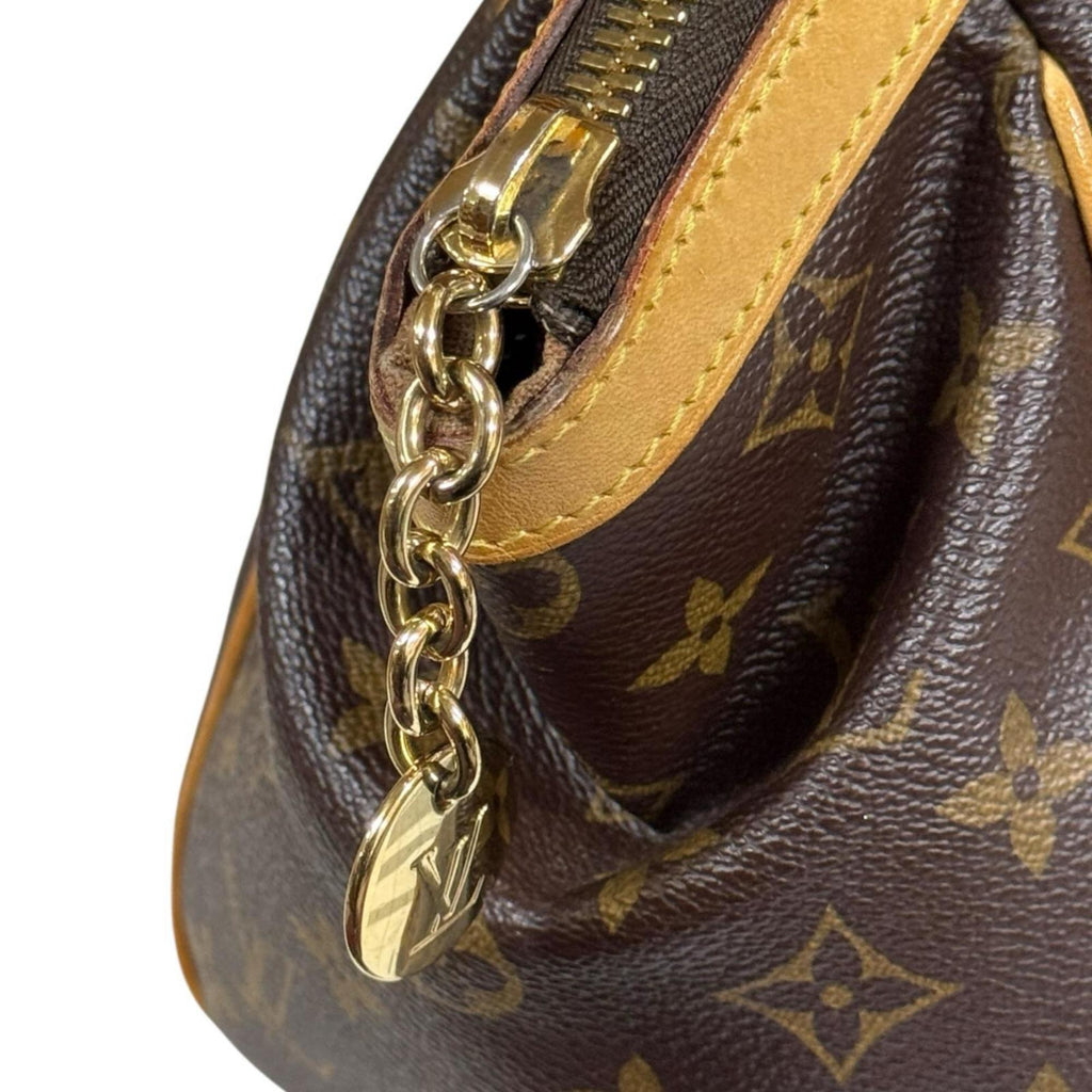 Louis Vuitton Brown Monogram Canvas Handbag