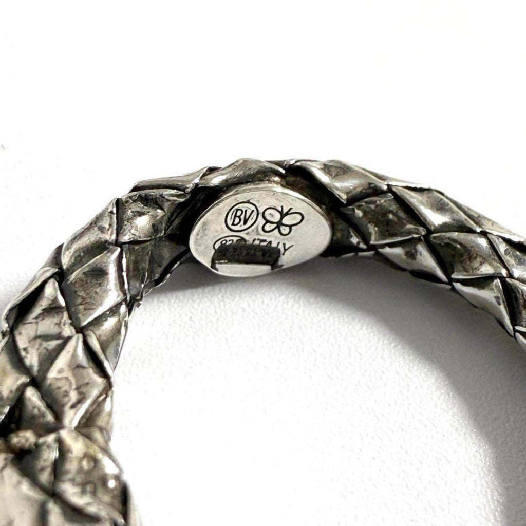 Bottega Veneta Silver 925 Band Ring