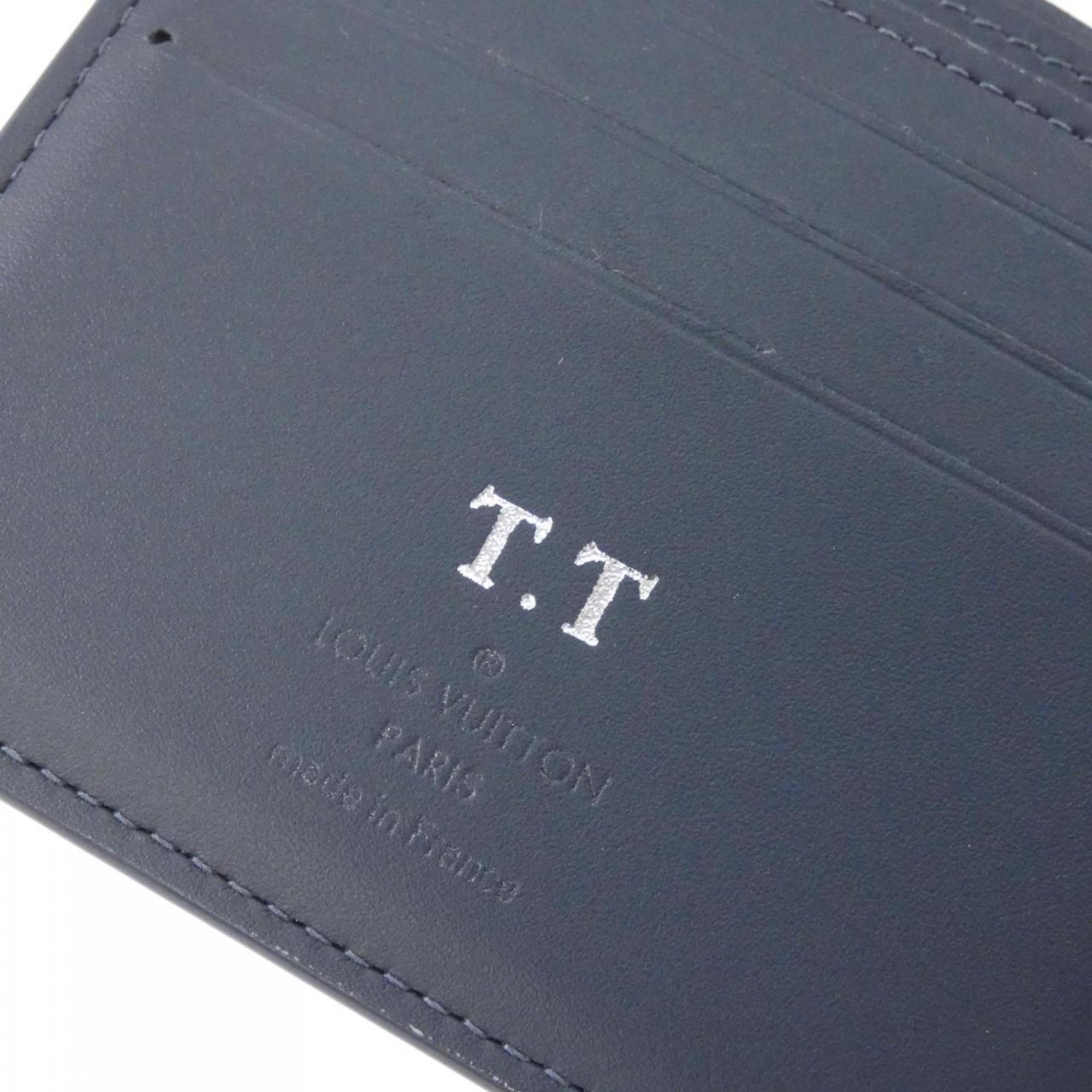 Louis Vuitton Blue Navy Leather Wallet