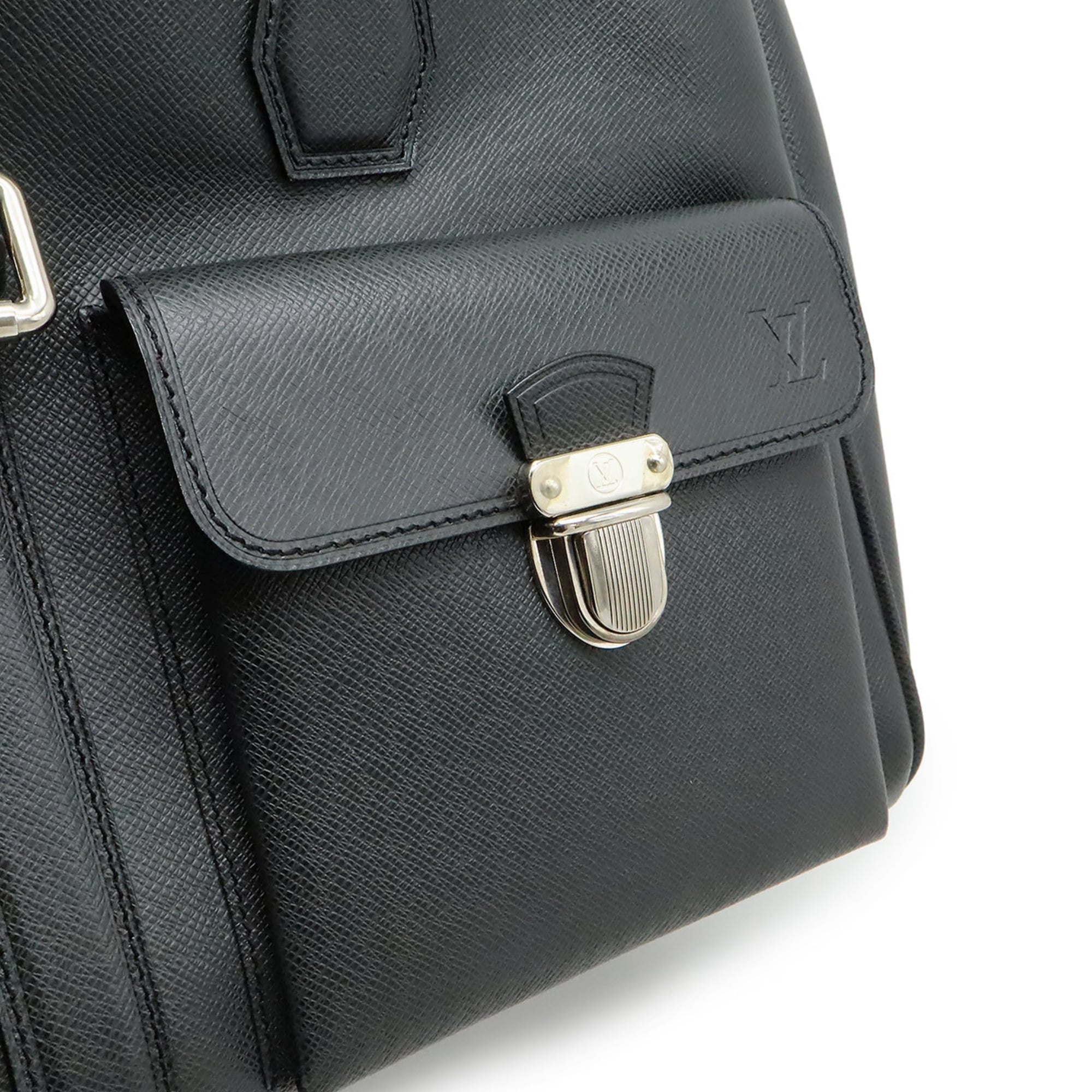 Louis Vuitton Taiga Ardoise Taiga Leather Boston Bag
