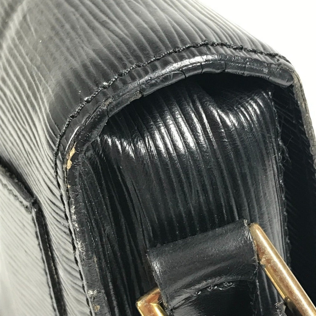 Louis Vuitton Black Noir Epi Leather Shoulder Bag