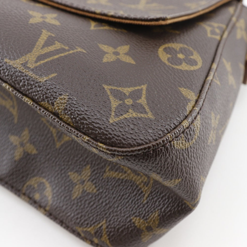 Louis Vuitton Brown Monogram Canvas Shoulder Bag