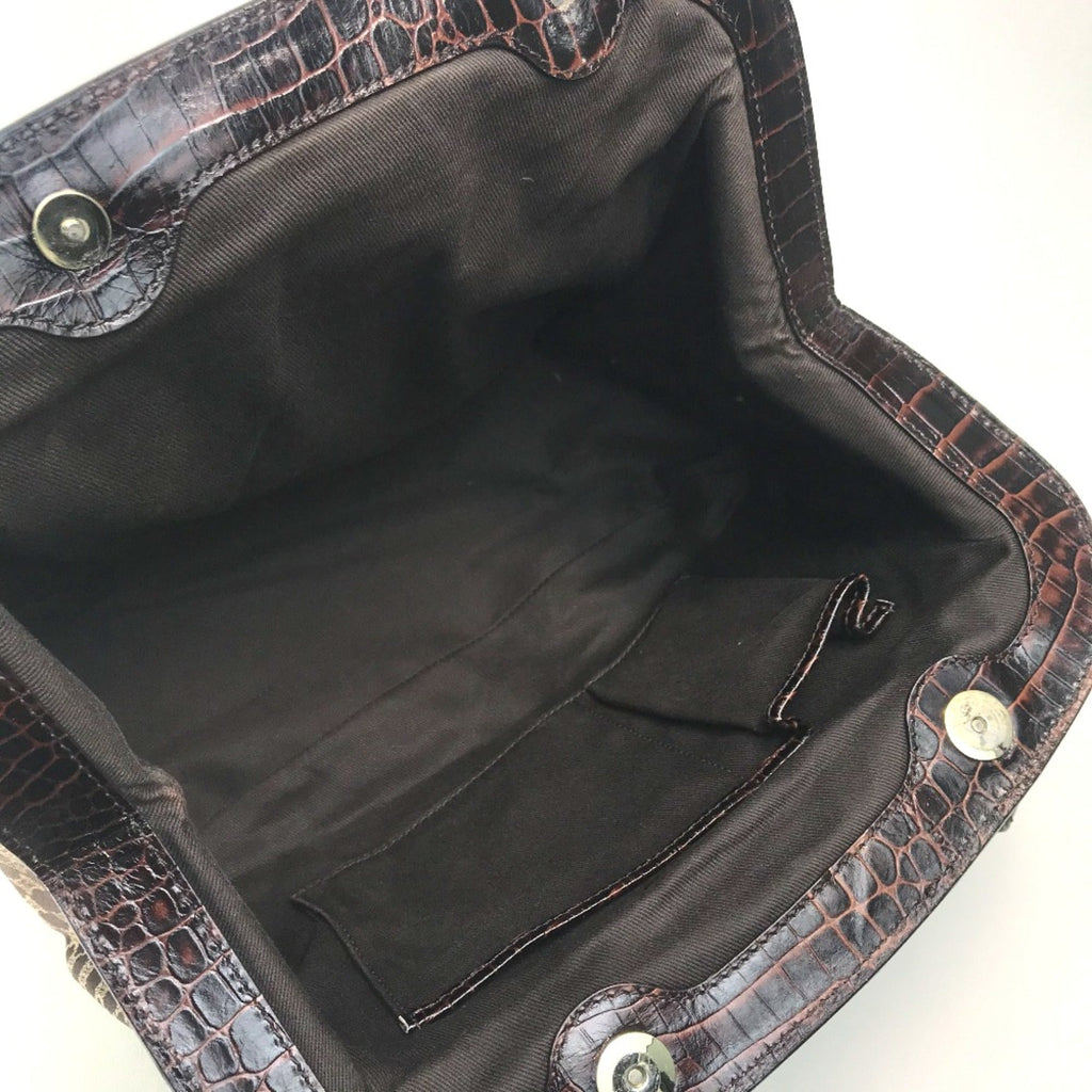Celine Brown Leather Shoulder Bag