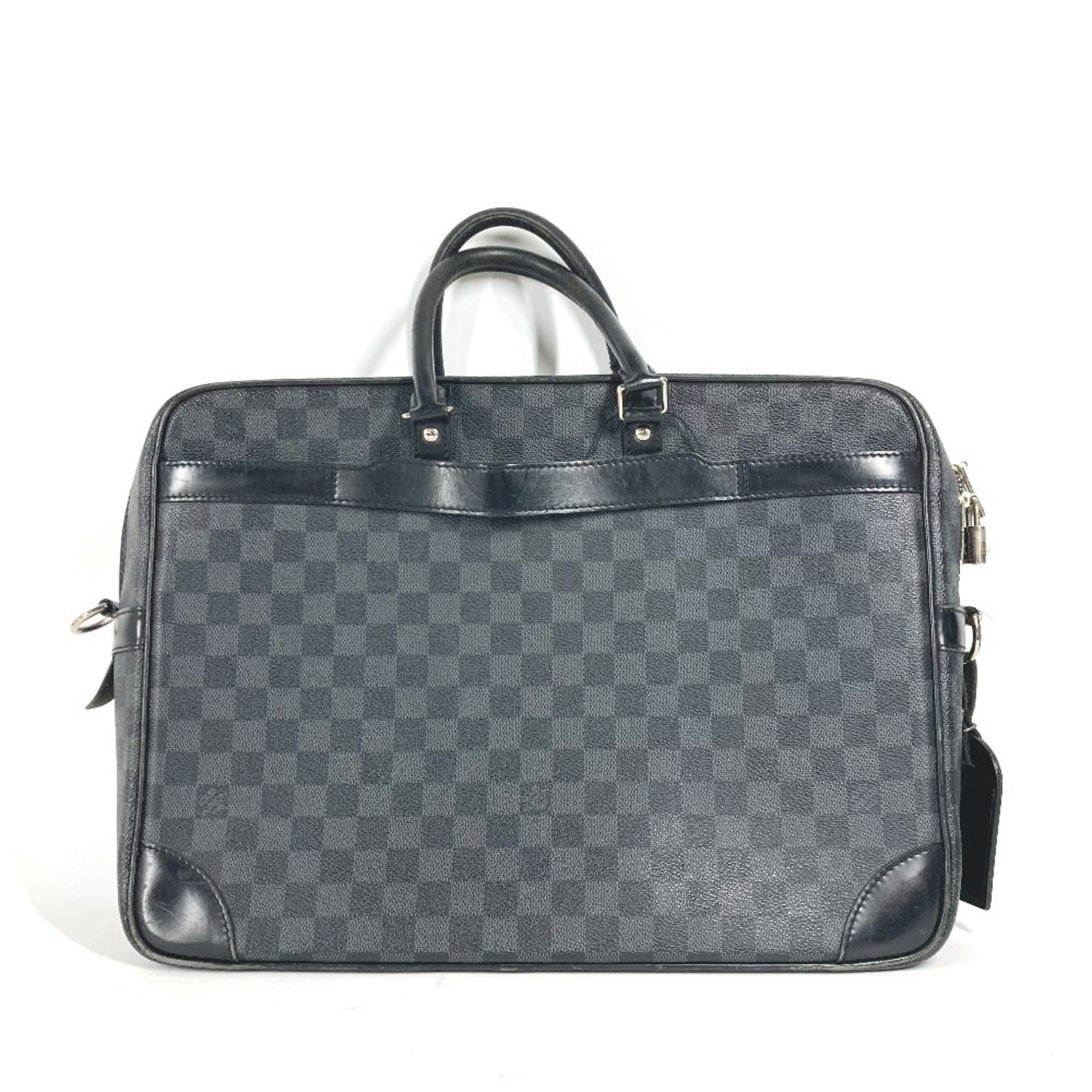 Louis Vuitton Black Damier Graphite Handbag Tote Bag
