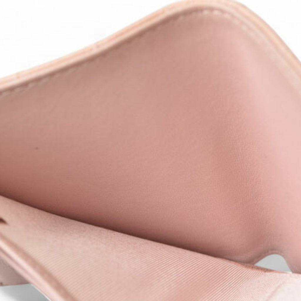 Chanel Baby Pink Leather Wallet (Tri-Fold)