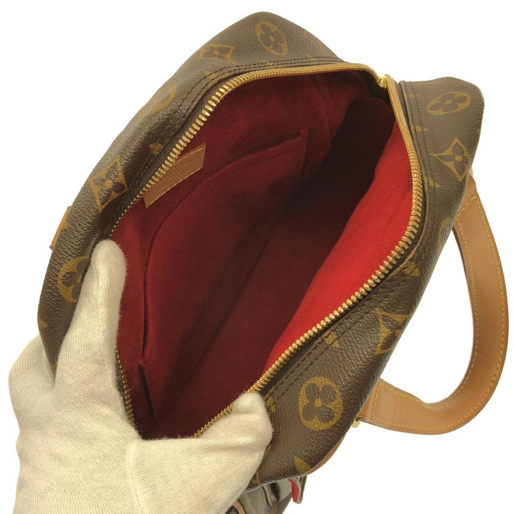 Louis Vuitton Marron Coated Canvas Handbag