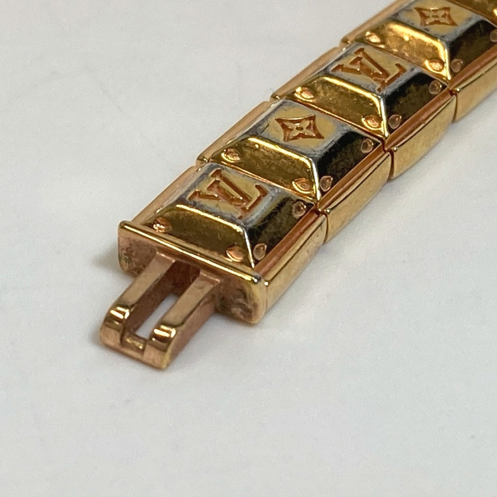 Louis Vuitton Gold Metal Tennis Bracelet