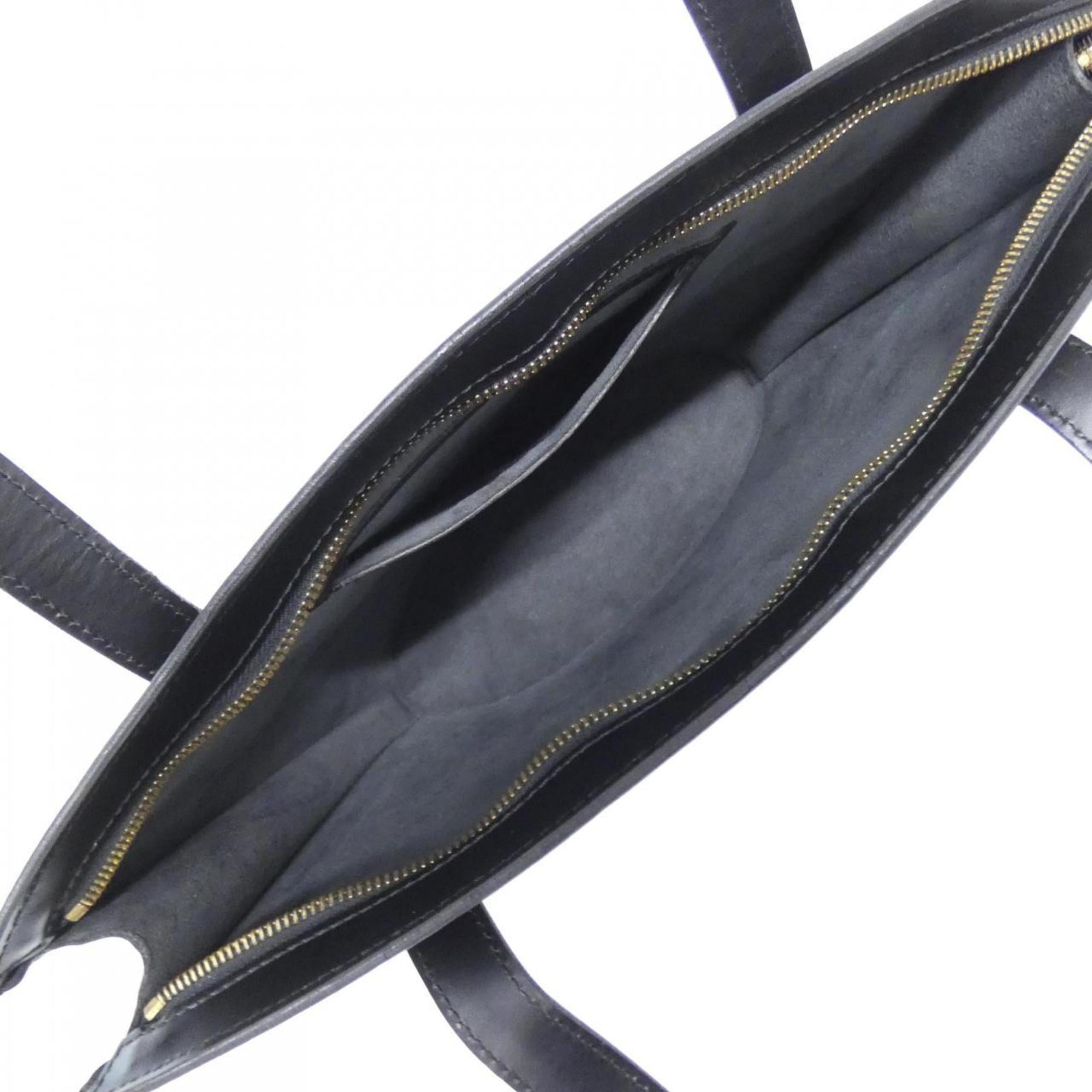 Louis Vuitton Black Leather Shoulder Bag