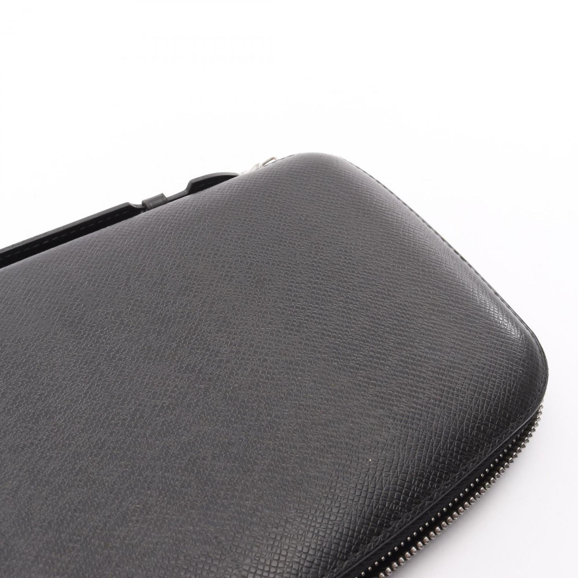 Louis Vuitton Black Leather Long Wallet