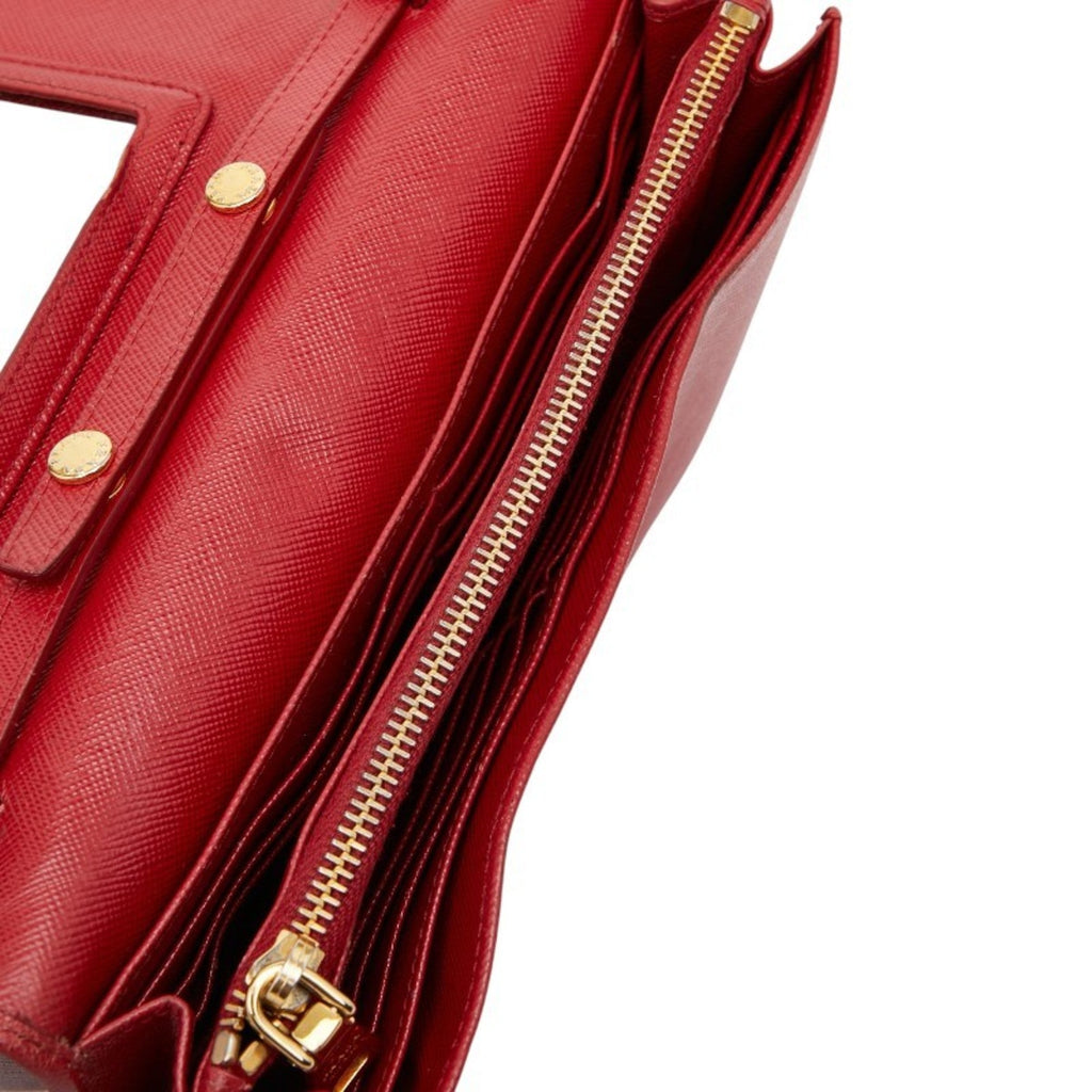 Prada Red Color Leather Shoulder Bag