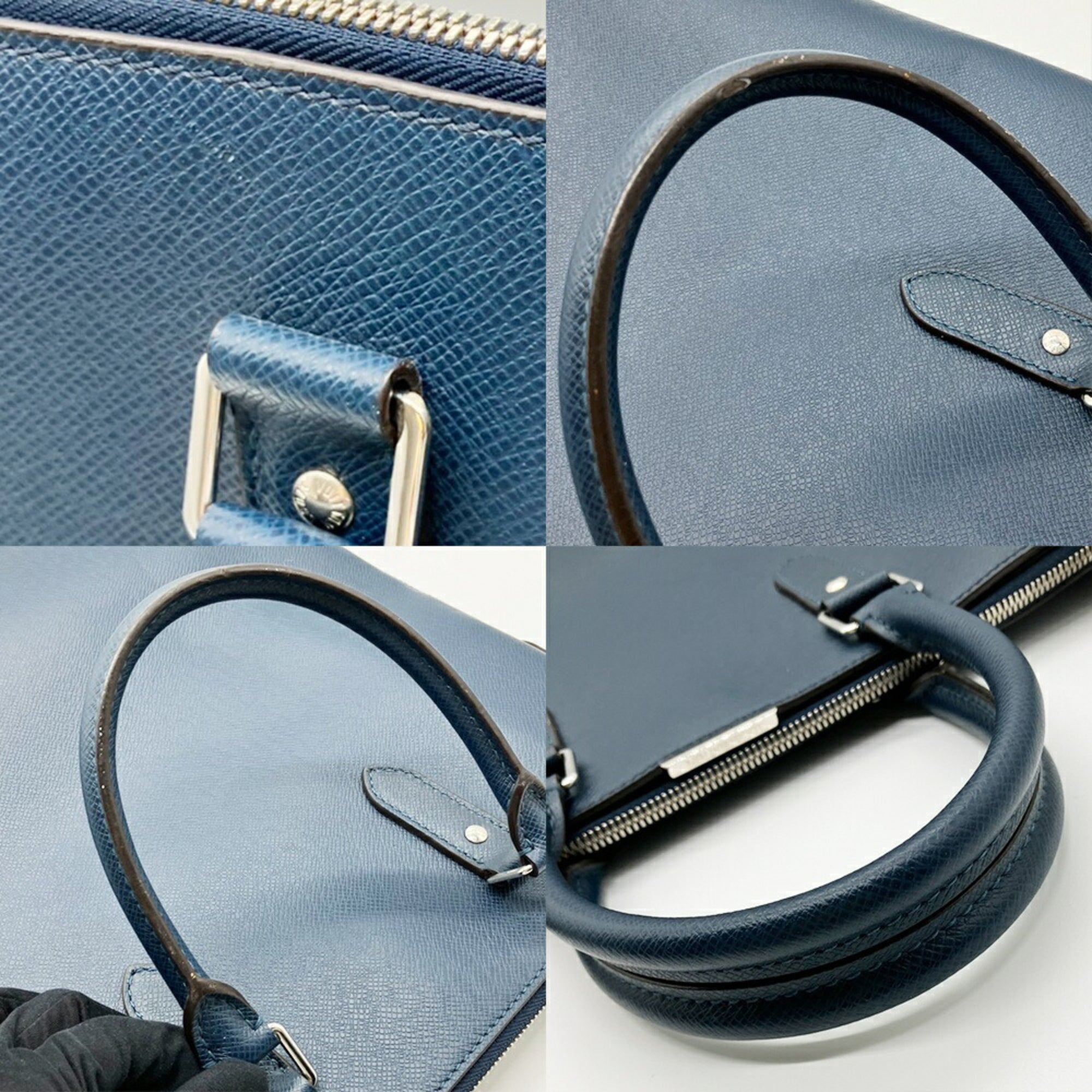 Louis Vuitton Taiga Taiga Leather Handbag Tote Bag