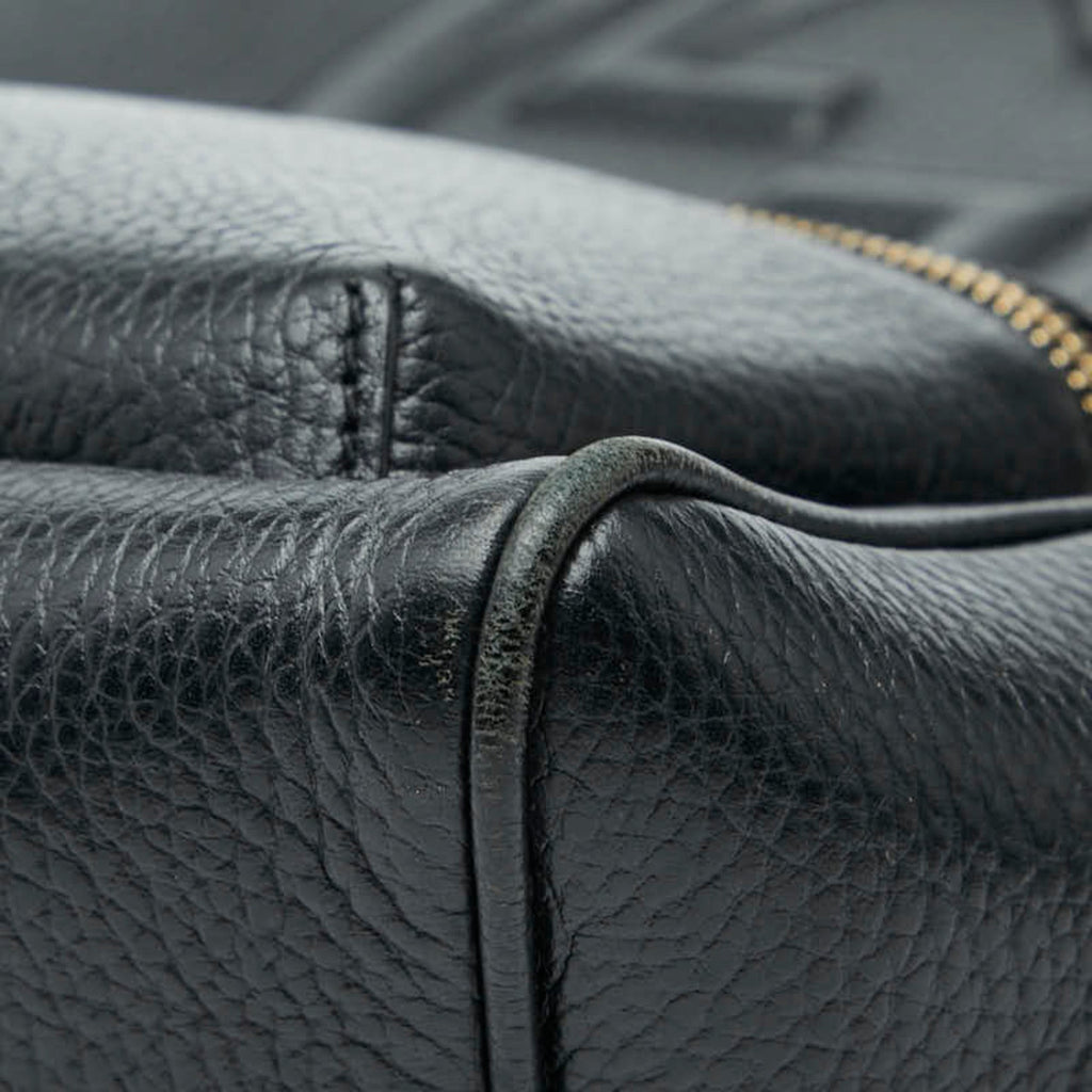 Gucci Black Leather Backpack (Pre-Owned)