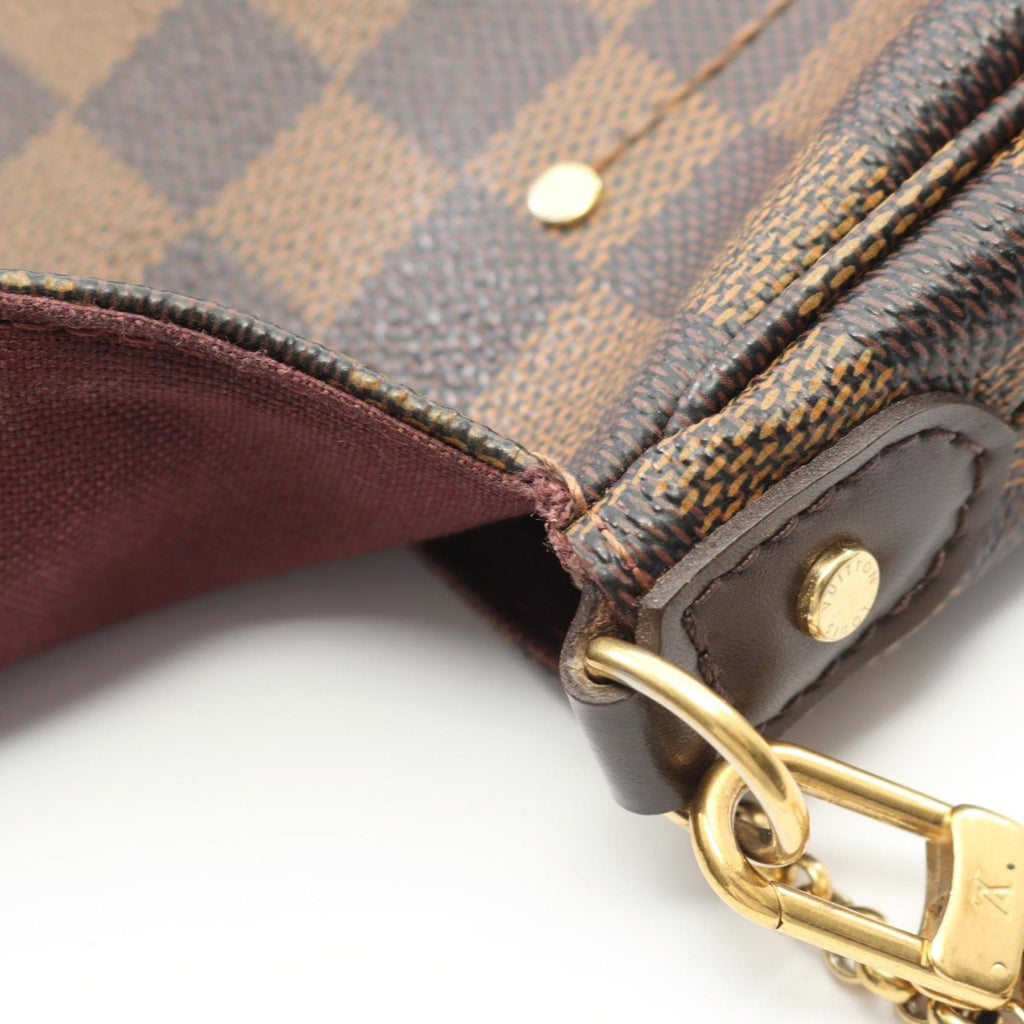 Louis Vuitton Brown Coated Canvas Leather Handbag