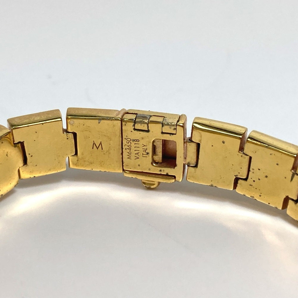 Louis Vuitton Gold Metal Tennis Bracelet
