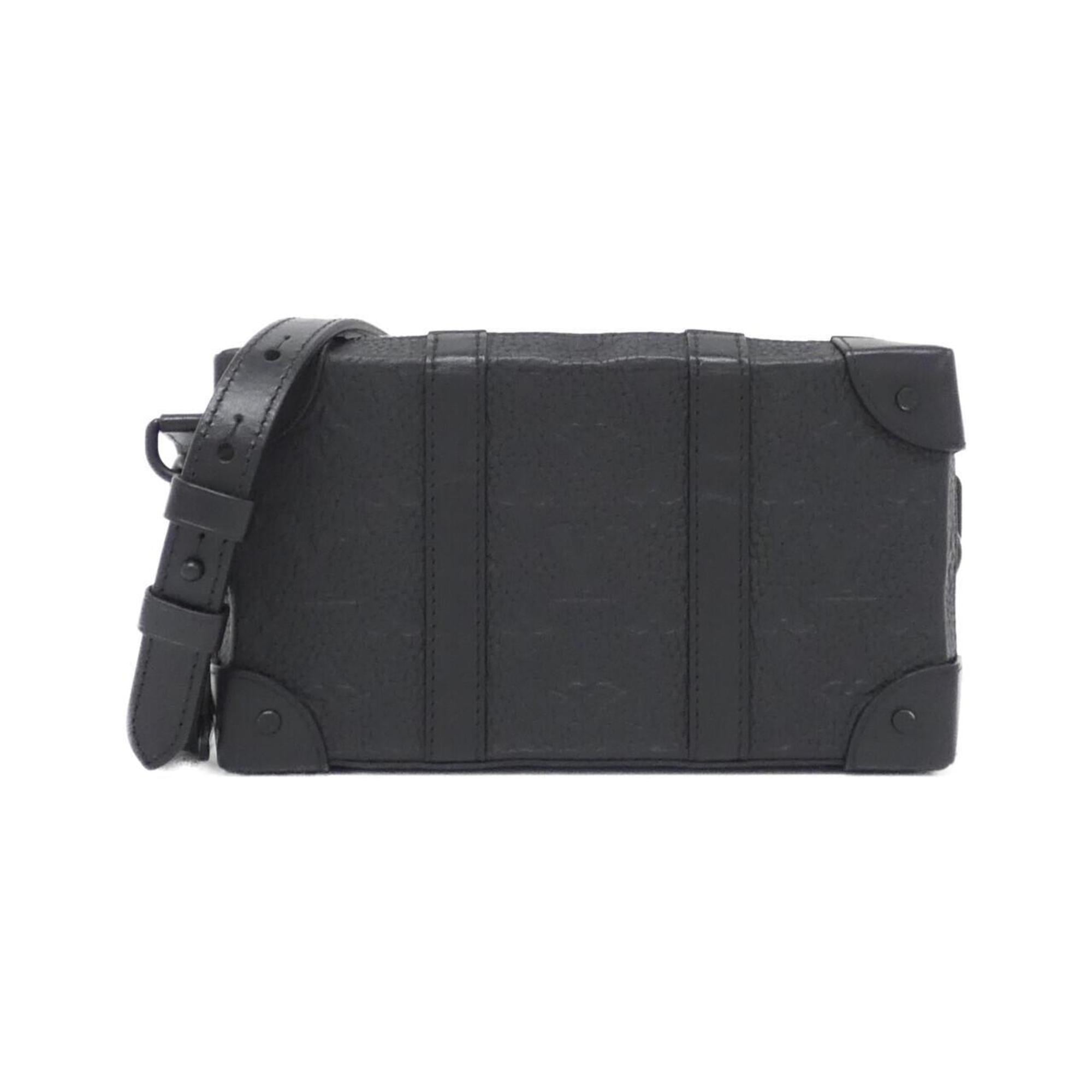 Louis Vuitton Black Leather Shoulder Bag