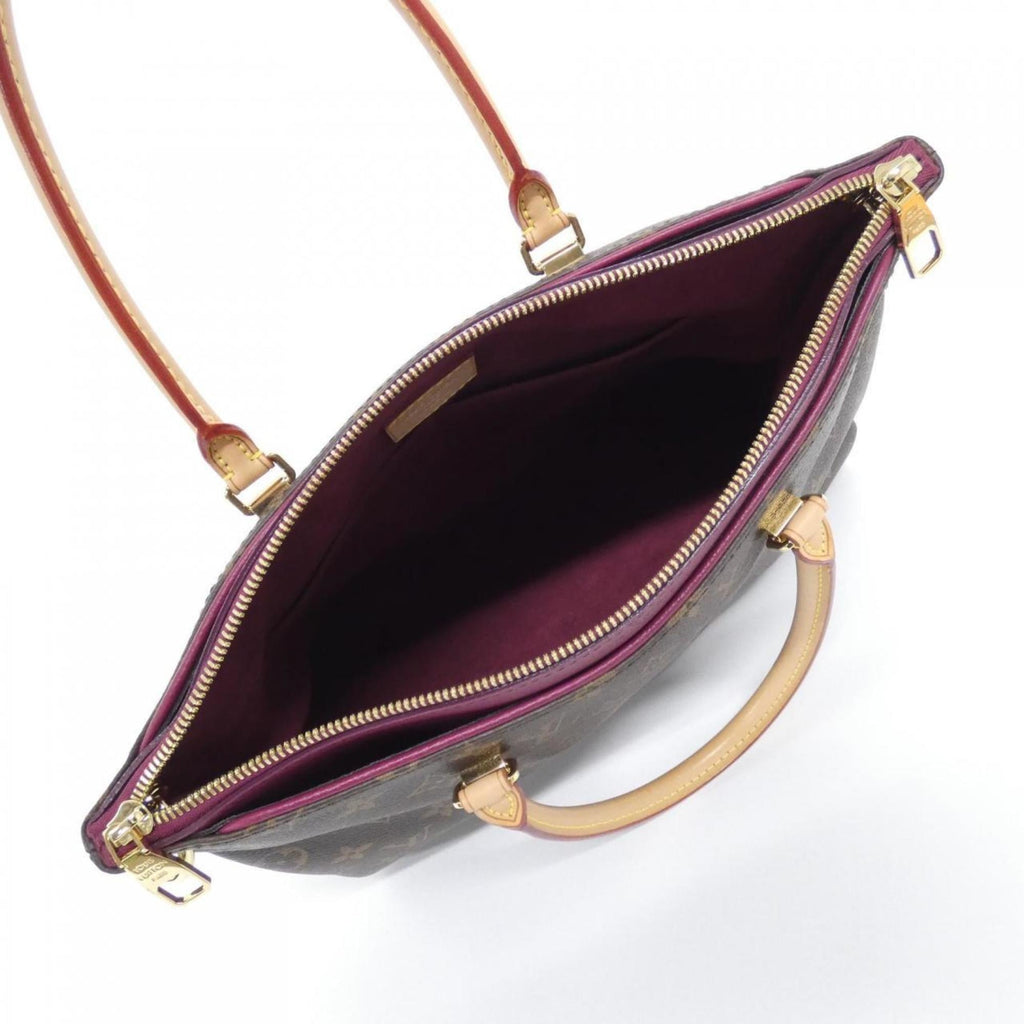 Louis Vuitton Aurore Marron Coated Canvas Handbag
