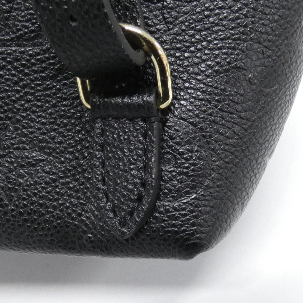 Louis Vuitton Black Leather Backpack