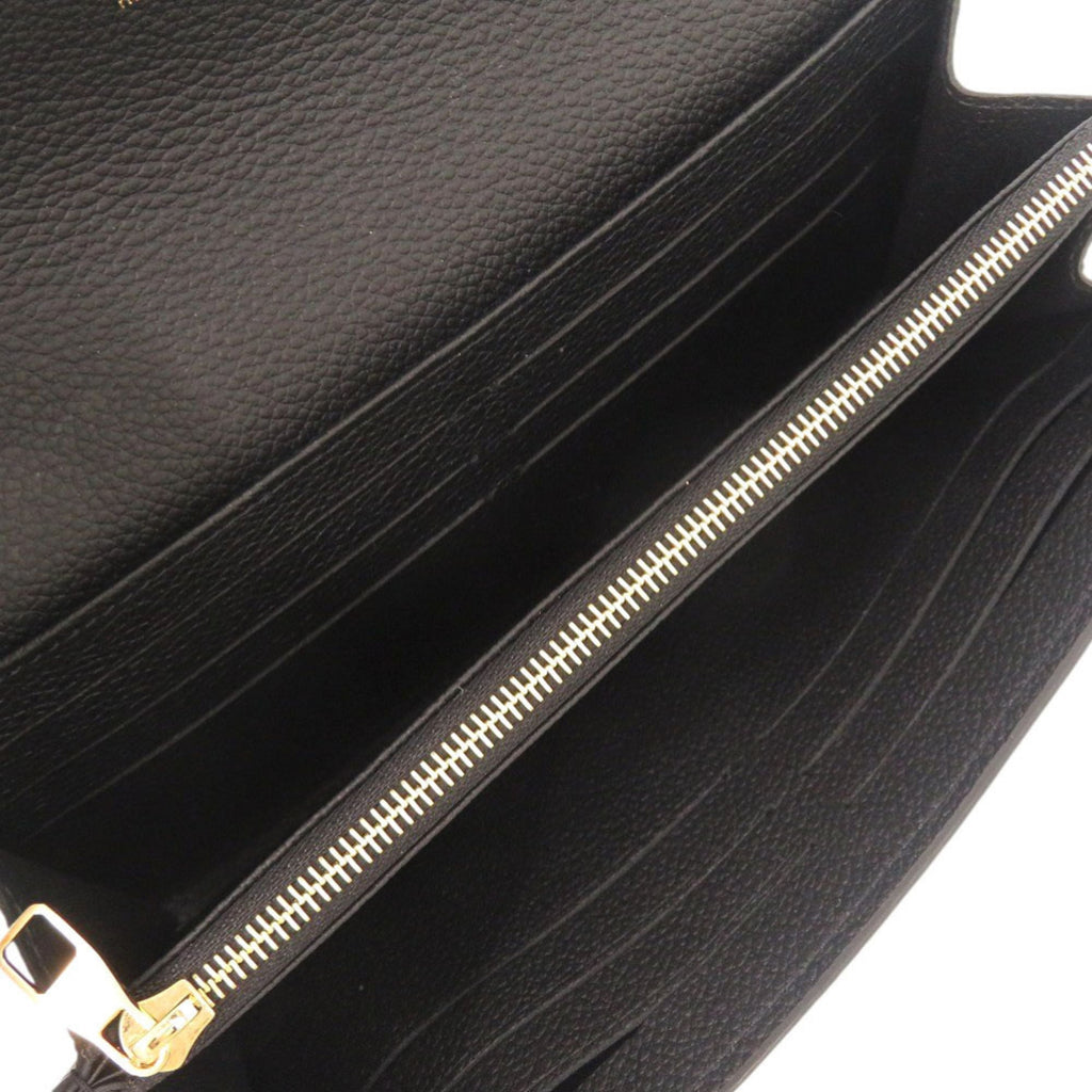 Louis Vuitton Monogram Empreinte Black Noir Monogram Empreinte Long Wallet