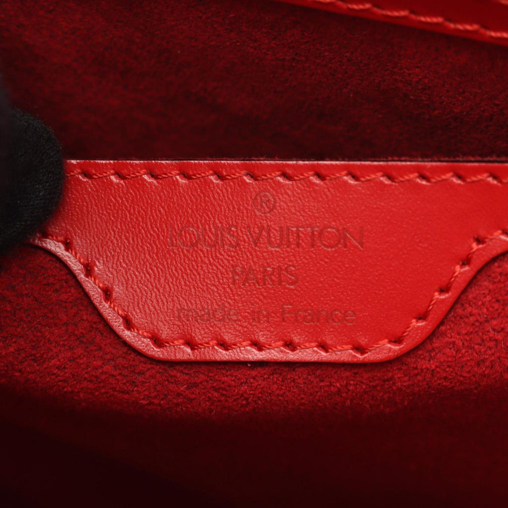 Louis Vuitton Castilian Red Red Color Epi Leather Handbag Shoulder Bag