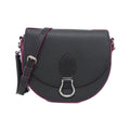 Louis Vuitton Black Hot Pink Leather Shoulder Bag