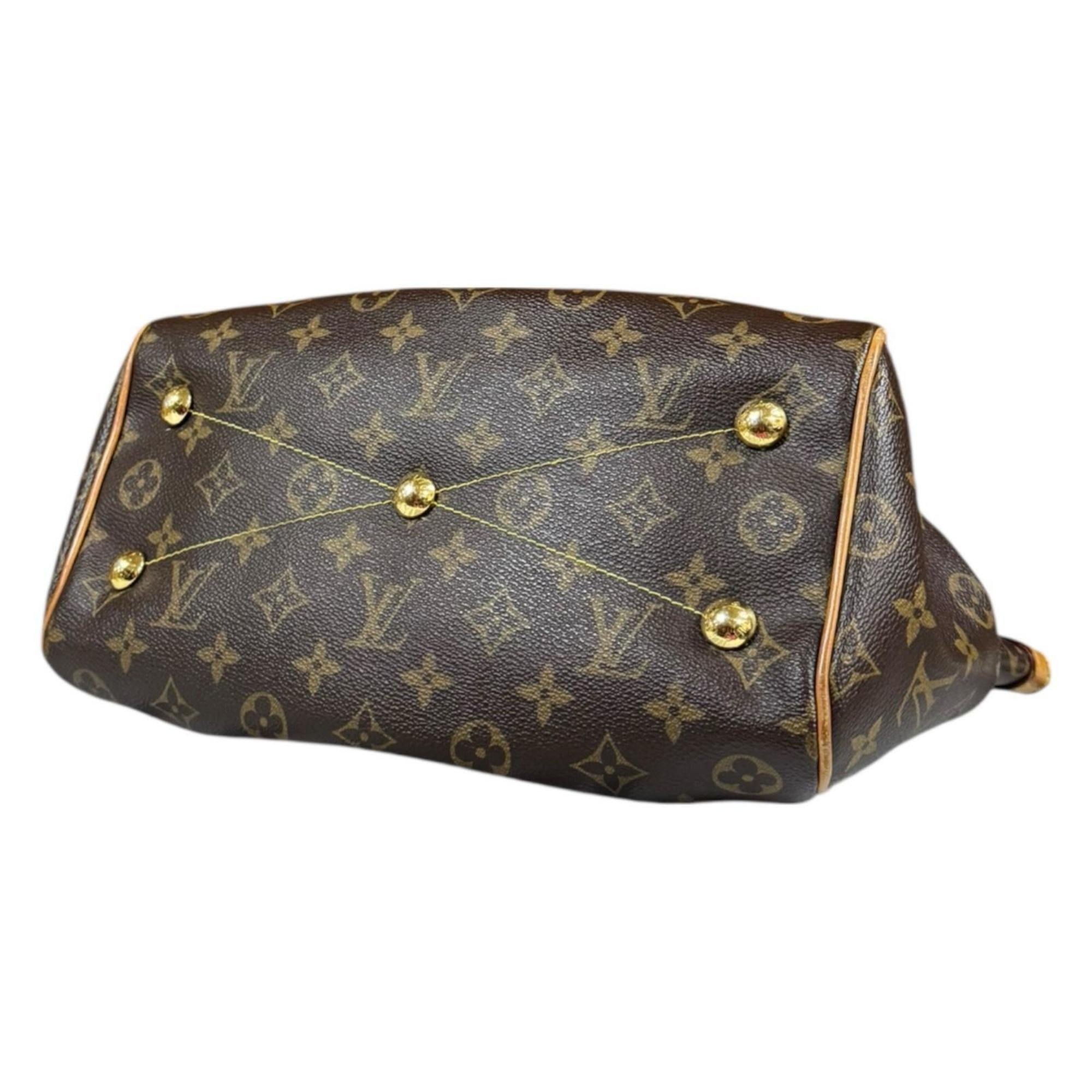 Louis Vuitton Brown Monogram Canvas Handbag