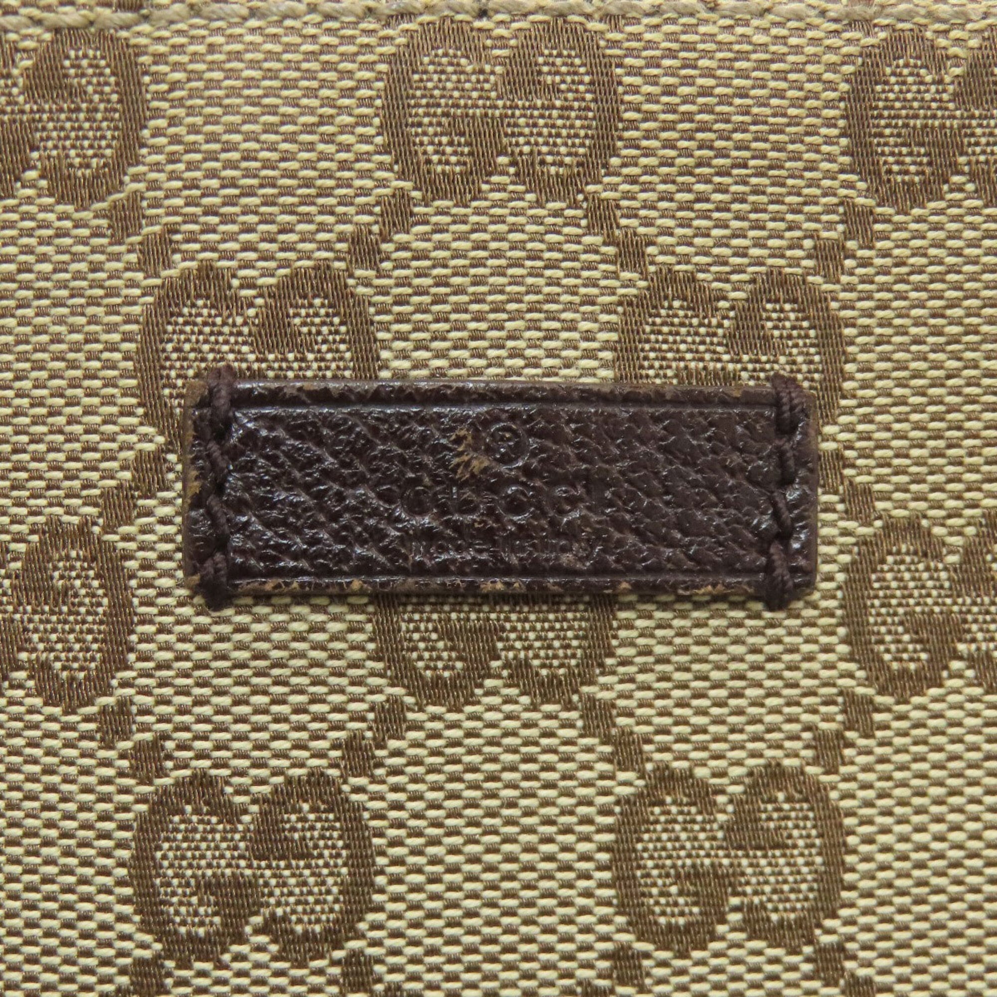 Gucci Gg Canvas Brown Gg Canvas Shoulder Bag (Pre-Owned)