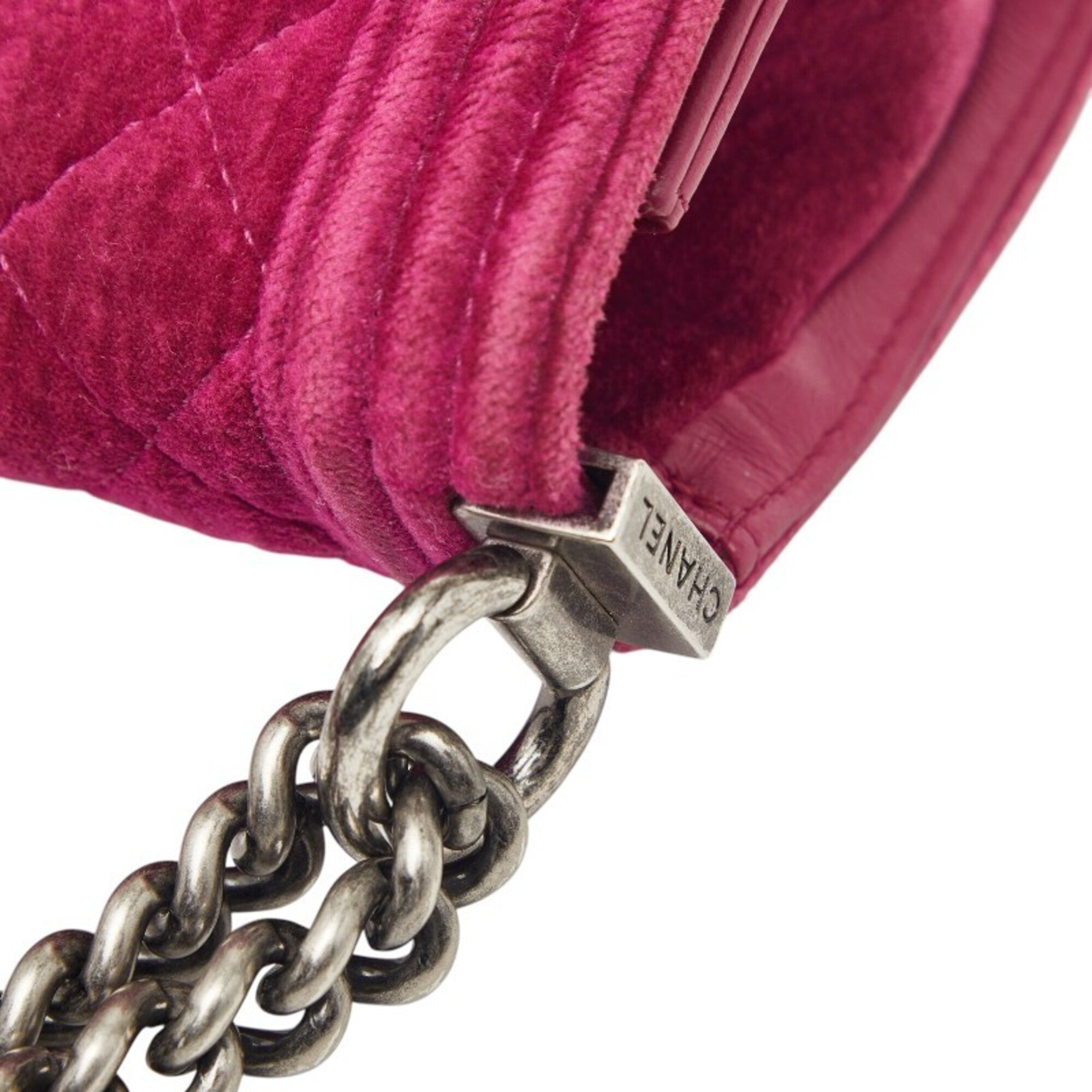 Chanel Pink Leather Shoulder Bag