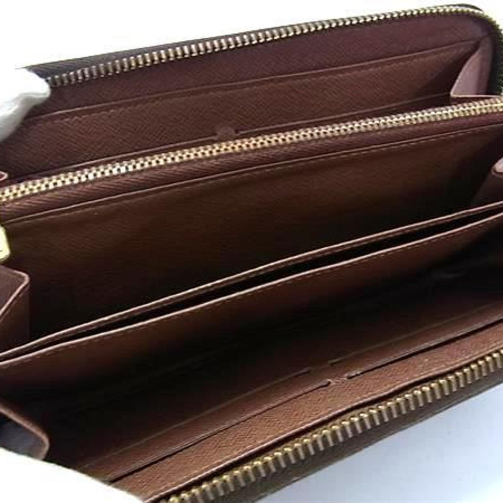 Louis Vuitton Brown Pvc Leather Long Wallet