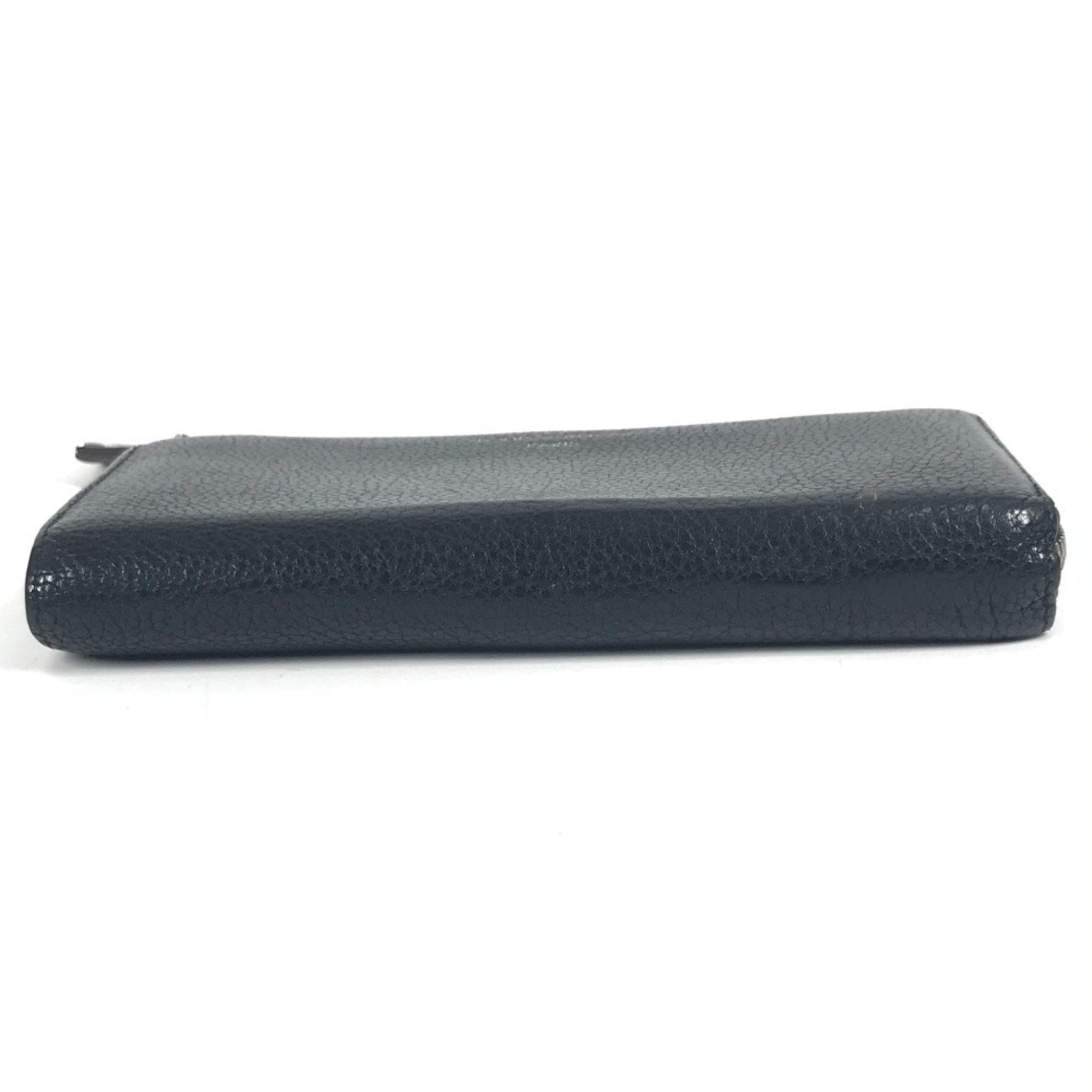 Louis Vuitton Black Leather Long Wallet