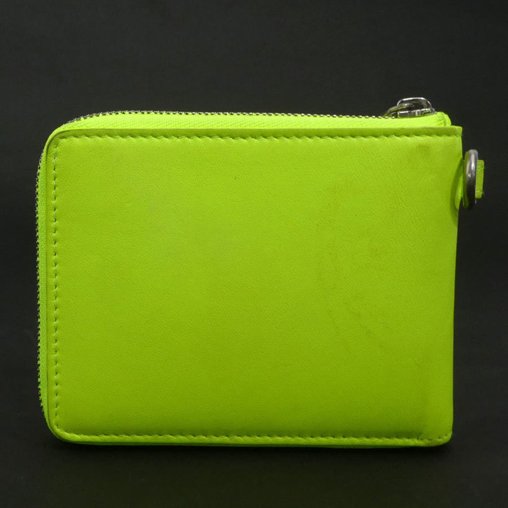 Balenciaga Yellow Leather Wallet (Bi-Fold)