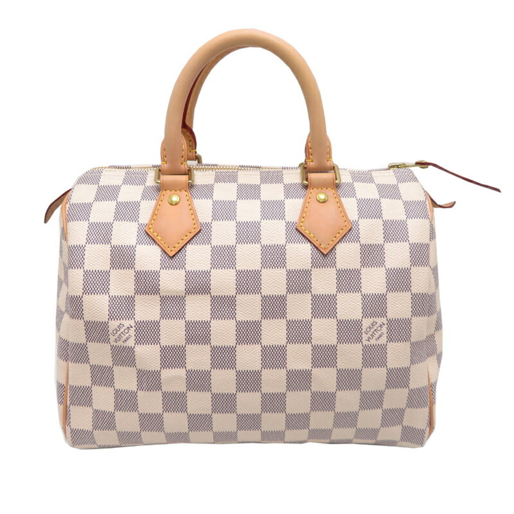 Louis Vuitton White Damier Azur Boston Bag