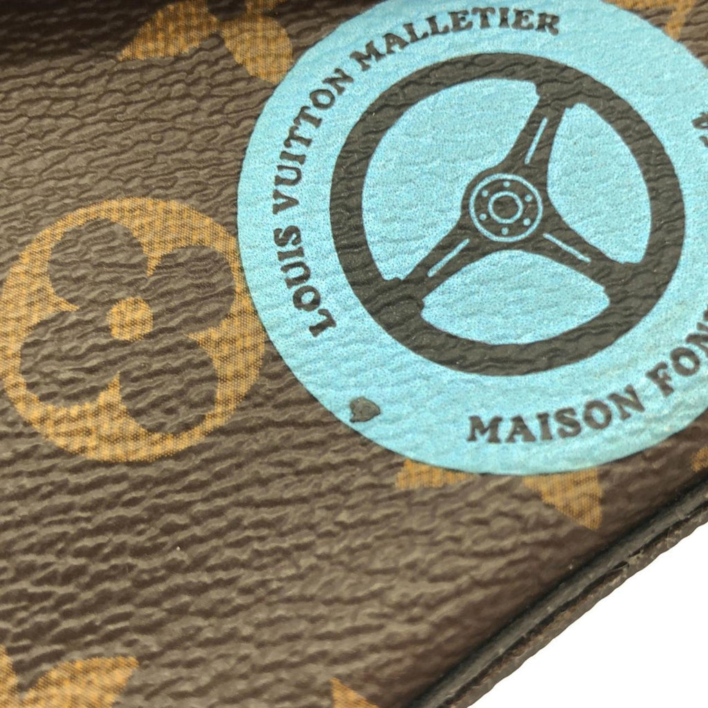 Louis Vuitton Brown Coated Canvas Pochette Shoulder Bag