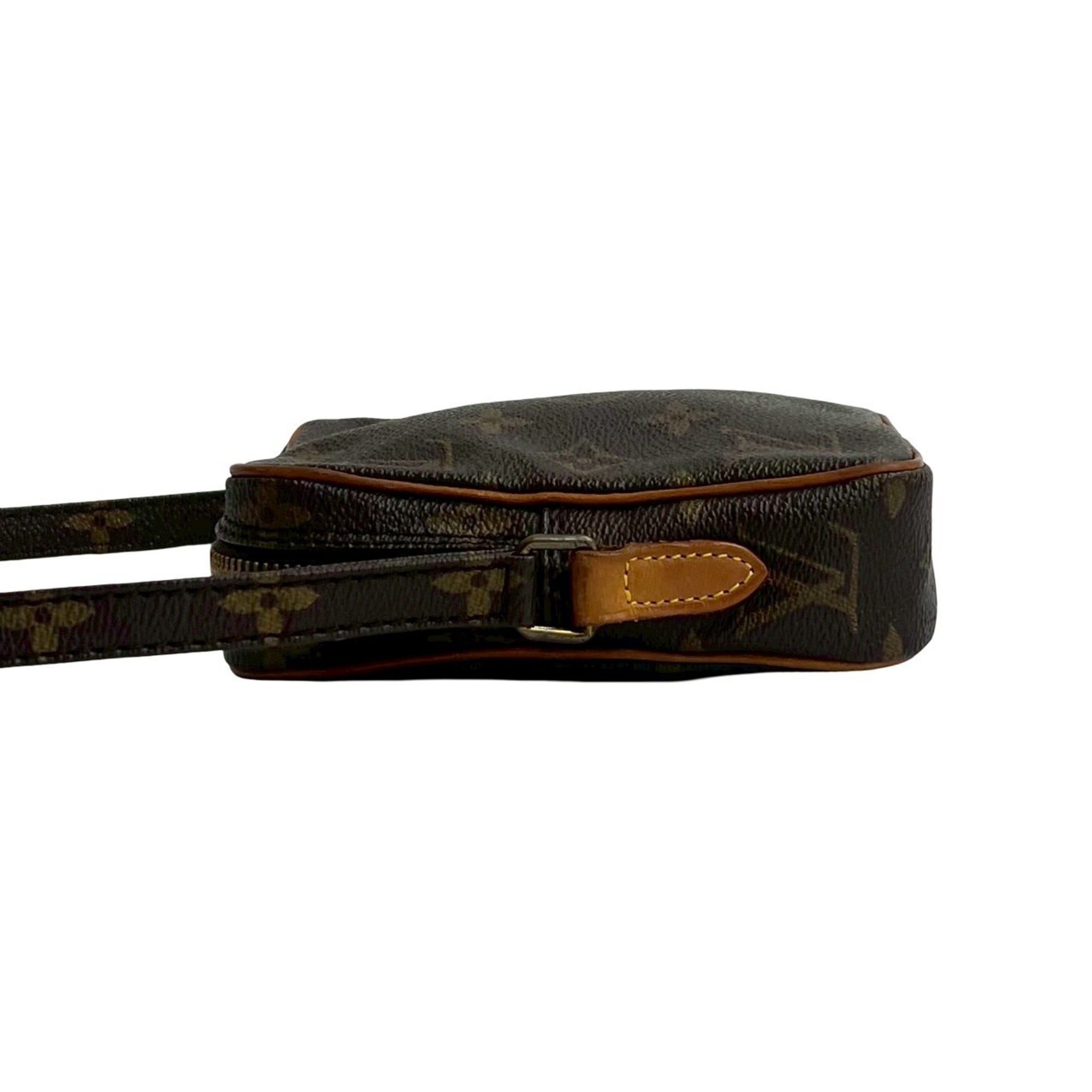 Louis Vuitton Brown Leather Pvc Pochette Shoulder Bag