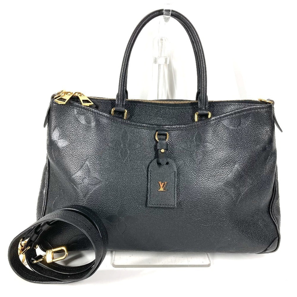 Louis Vuitton Monogram Empreinte Black Noir Monogram Empreinte Shoulder Bag Tote Bag