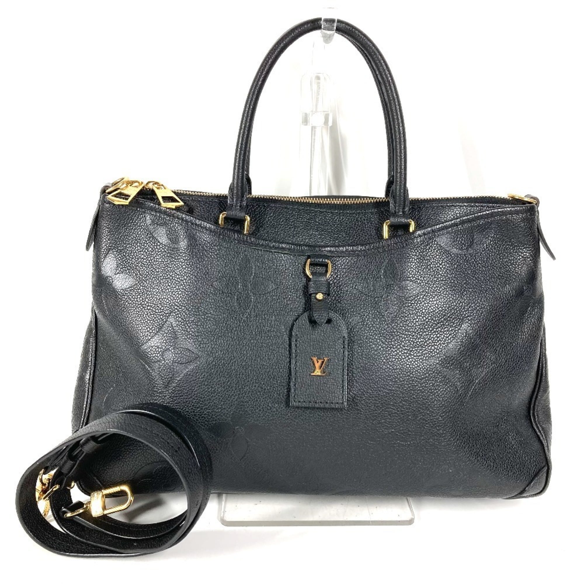 Louis Vuitton Monogram Empreinte Black Noir Monogram Empreinte Shoulder Bag Tote Bag