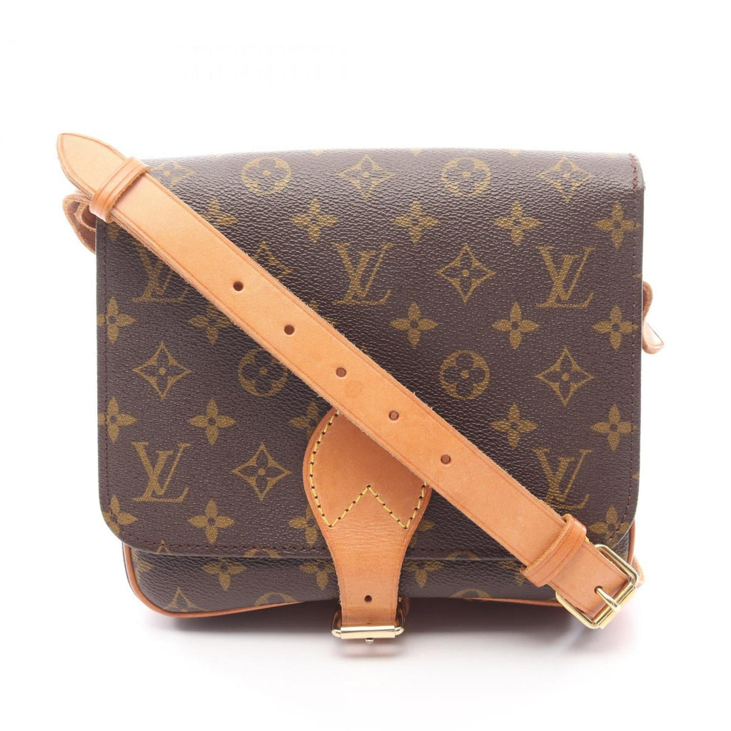 Louis Vuitton Brown Monogram Leather Shoulder Bag