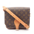 Louis Vuitton Brown Monogram Leather Shoulder Bag