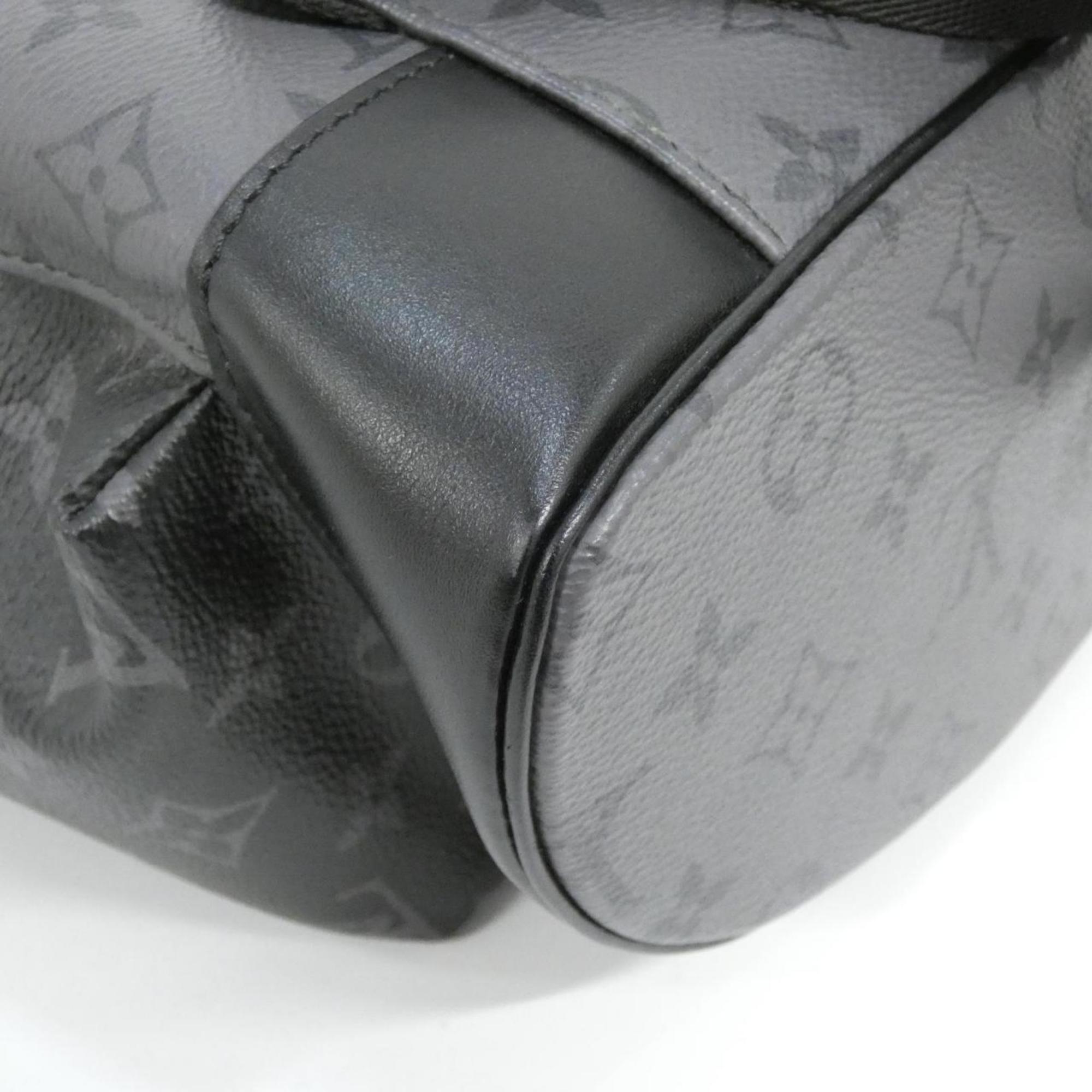Louis Vuitton Black Coated Canvas Backpack