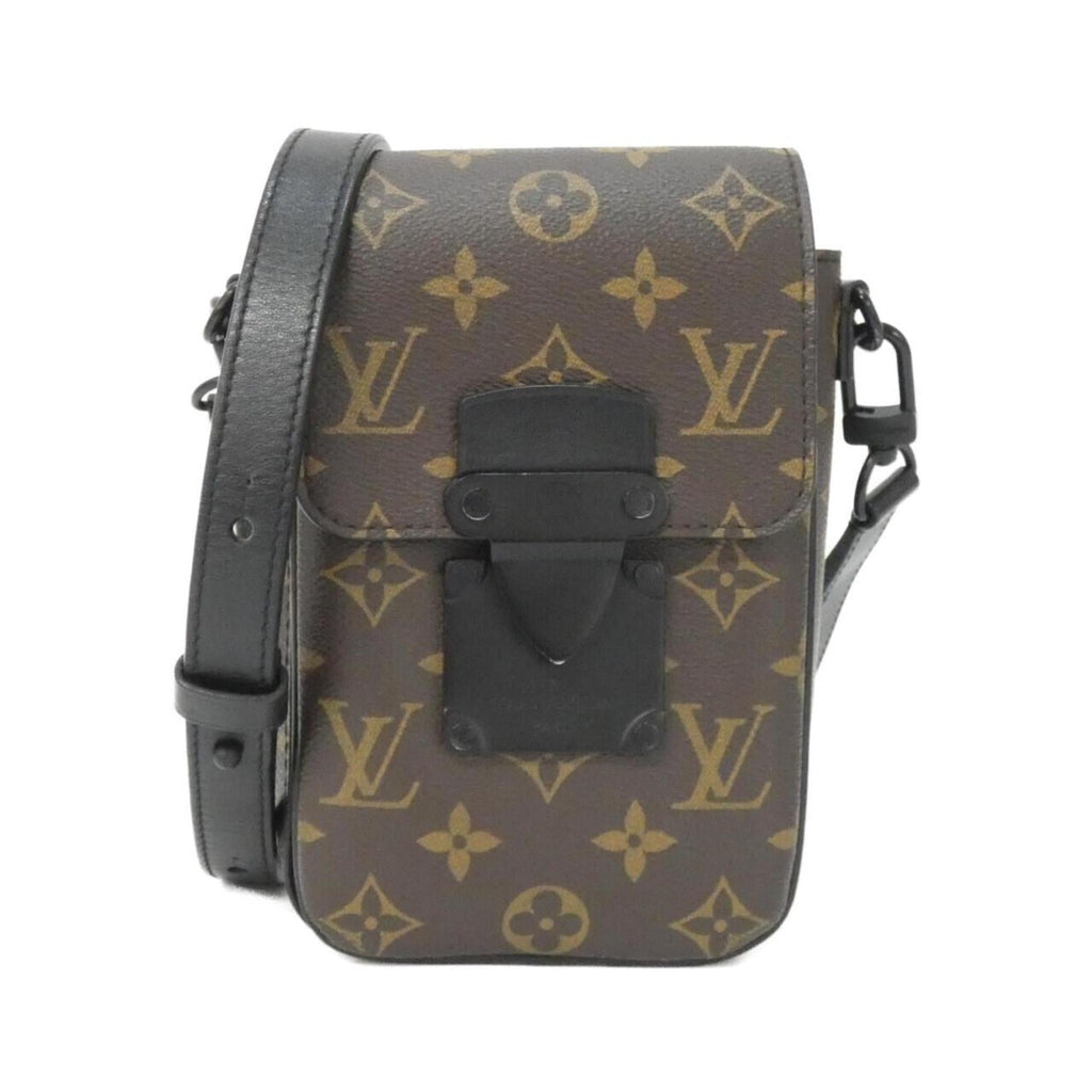 Louis Vuitton Black Marron Coated Canvas Shoulder Bag